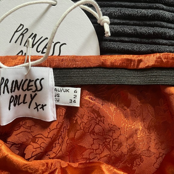 Princess Polly MIDI Skirt Rust - Picture 4 of 7